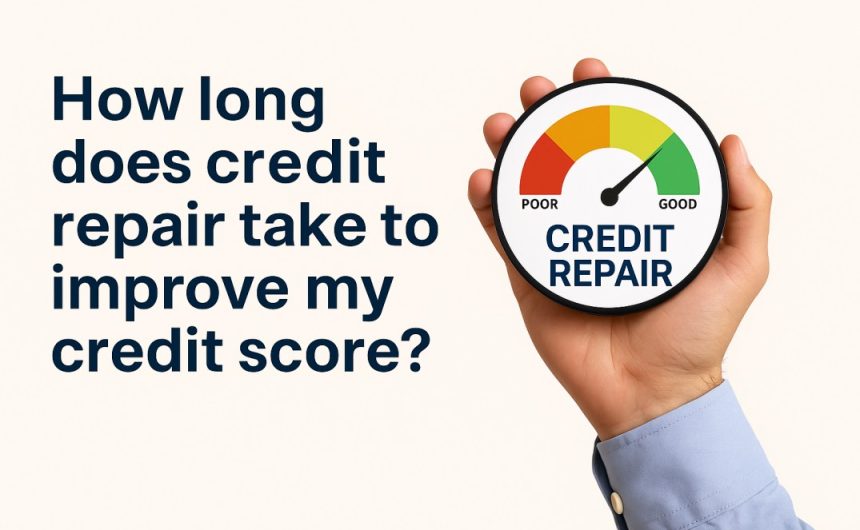 How long does credit repair take to improve my credit score?