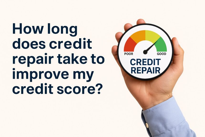 How long does credit repair take to improve my credit score?