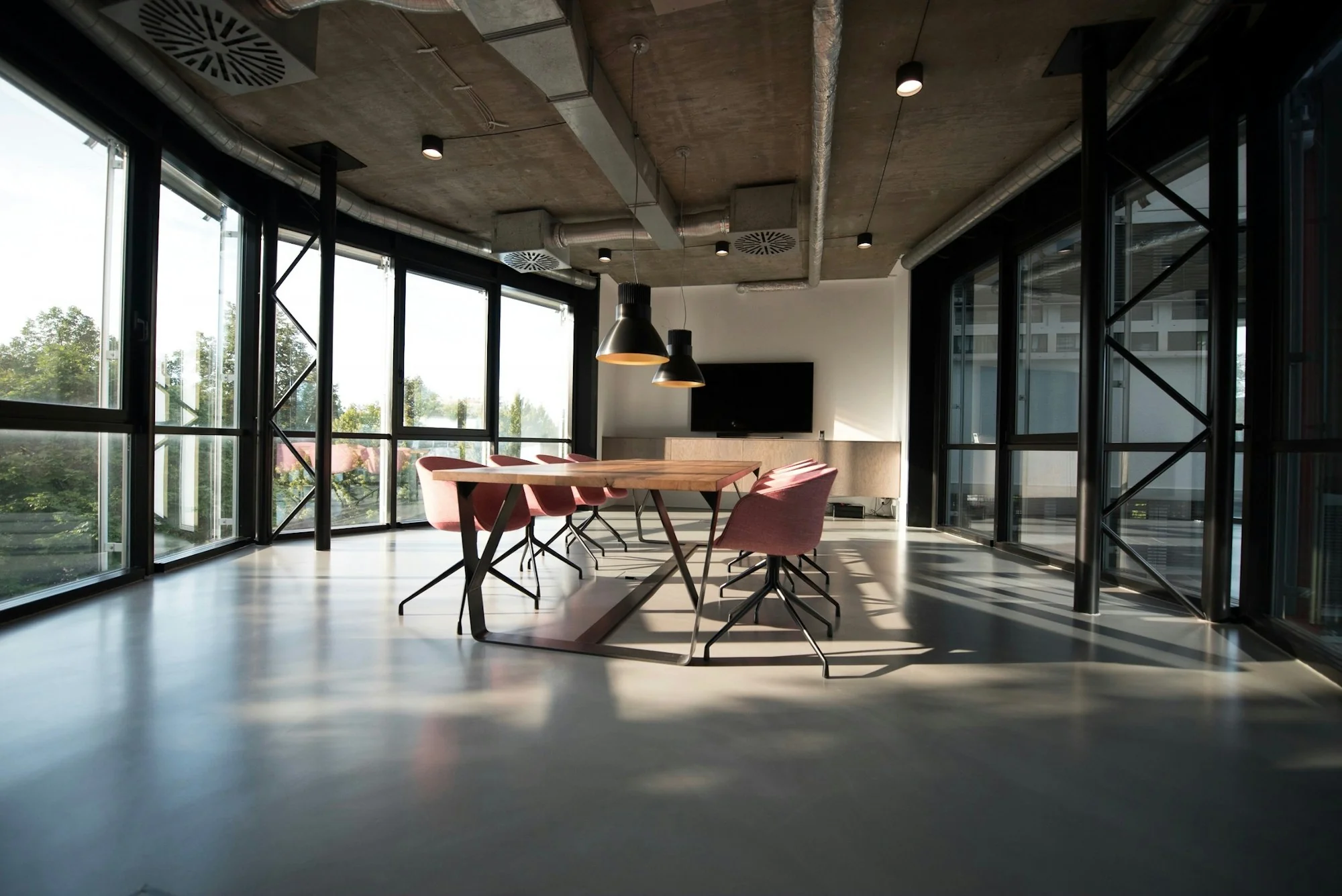 Modern commercial workplace representing the assets and operations a business may need to protect